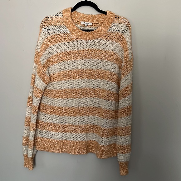 Madewell Sweaters - Madewell Baez Striped Pullover Sweater Size Medium